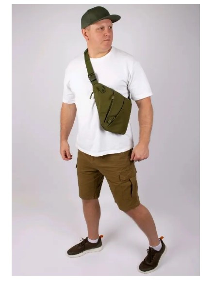 Сумка-слінг через плече Олива KT6010001, фото 1