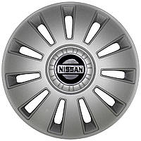 Колпаки на авто Nissan R16. Комплект 4шт. Колпаки на колеса R16 (Серый)