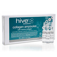 Колаген (Collagen) в ампулі для зволоження шкіри обличчя hive, 3 мл