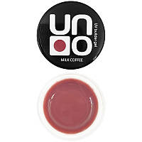Гель для наращивания ногтей UNO UV Builder Gel Milk Coffee, 15 мл