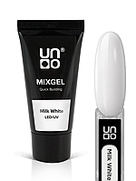 Полиакриловый гель Uno Mixgel Quick Building Milk White, 30 г