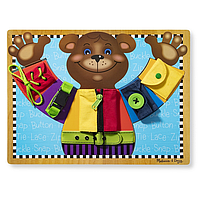 Головоломка MELISSA&DOUG дерев'яна Дошка-застібка 13784