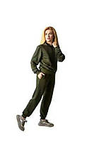 Модний спортивний костюм хакі для дівчини S-L