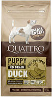Quattro Special Small Breed Puppy&Mother Беззерновой гипоаллергенный корм для щенков и кормящих с уткой 7кг