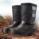 Тактичні черевики чоботи водонепроникні Зима Чорні SnowBoots2-42, фото 9