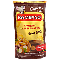 Сир копчений барбекю спайсі Рамбіно Rambyno spicy bbq 75g 10шт/ящ (Код: 00-00015467)