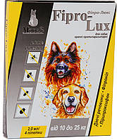 Капли ModeS Фипро-Люкс противопаразитарные для собак и котов 10 - 25 кг (4 шт х 2 мл)