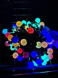 Діодна гірлянда різні кольори Кульки Твінкі, працює від мережі
