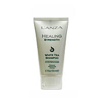 Укрепляющий шампунь с белым чаем LʼANZA Healing Strength White Tea Shampoo, 50 мл