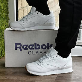 Чоловічі Термо Кросівки Reebok Classic Білі Зимові Рибок Шкіряні (розміри: 41,44,45)