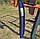 Пояс для пауерліфтингу Power System PS-3800  PowerLifting шкіряний Black/Blue Line XXL, фото 9