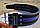 Пояс для пауерліфтингу Power System PS-3800  PowerLifting шкіряний Black/Blue Line XXL, фото 11