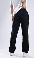 Мужские спортивные штаны (черные) теплые качественные хлопковые с красивой посадкой на фигуру АK-559 SIYAH