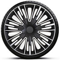 Колпаки колесные Racing Jerez Silver-Black R16 4 шт.