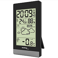 Метеостанція прогноз погоди годинник Technoline WS9132 Black (WS9132) Електронна метеостанція побутова Німеччина, фото 4