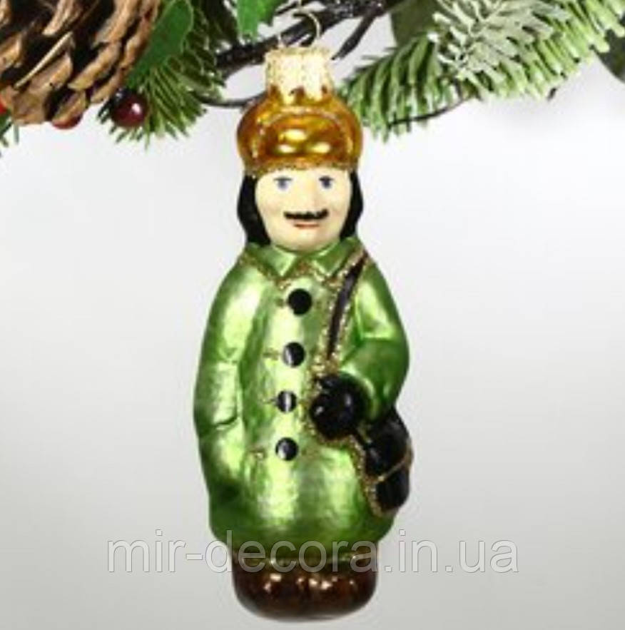 Формова новорічна іграшка Поштальйон Печін, фото 1