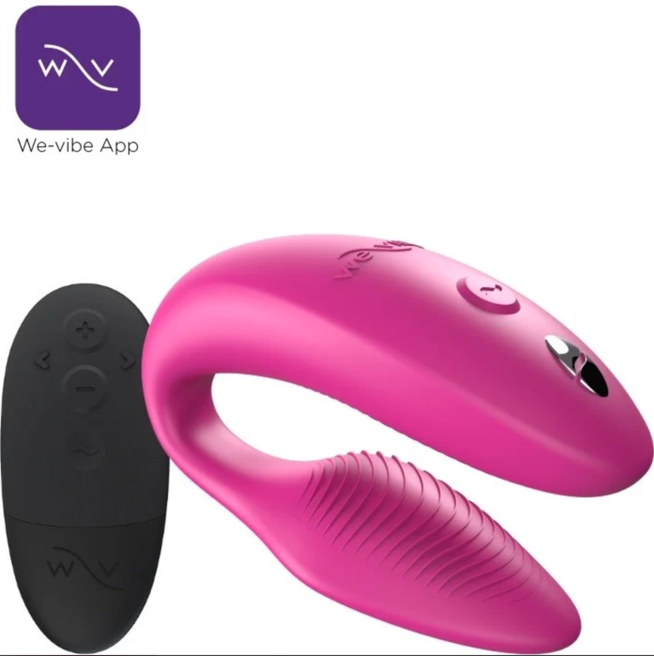 Смарт вібратор для пар з пультом дистанційного керування We-Vibe SYNC 2 Rose, фото 1