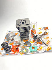 Поршнева + колінвал (комплект) для бензопилки H 142 (Noker)