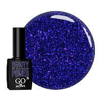 Гель-лак GO Active 078 Beauty is Power индиго с сине-фиолетовыми блестками, 10 мл