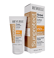 Тонирующий крем для лица Светлый тон из SPF50 Revuele Sunprotect Tinted Face Cream, 50 мл