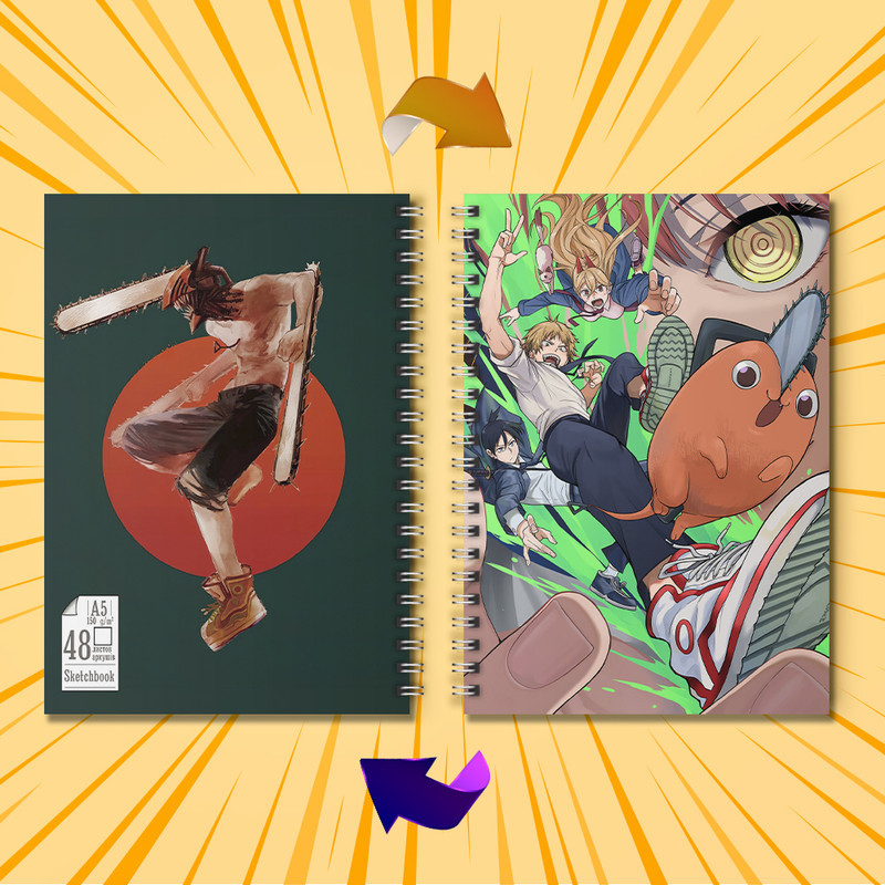 Скетчбук Аніме Chainsaw Man 003