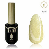 Жидкий полигель с шимером Milano Liquid Shimmer Poly Gel №08, 15 мл