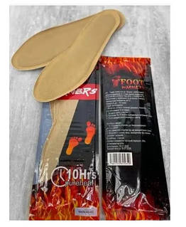 Устілки з підігрівом більше 10 годин одноразові, термоустілки розмір 40/43