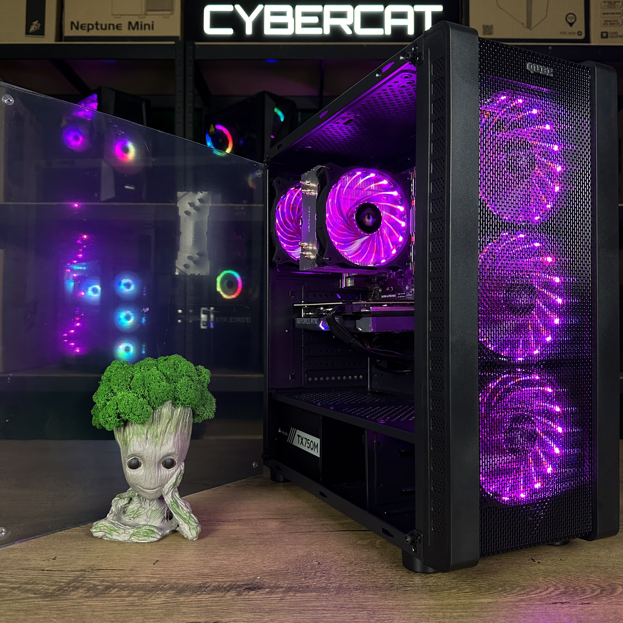 Purge! RTX 5060Ti 8Gb NEW! | AMD Ryzen 5 5500 | Магазин Гарантия 3 Года! Игровой Компьютер ПК от CyberCat, фото 1