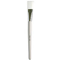 Кисть для нанесения парафина, масок YMK-04/05 Vicky Nail, ручка дерево белая/бежевая, 18 см