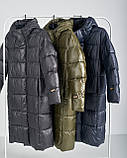 Чоловіча зимова куртка Moncler, темно-синього кольору., фото 10