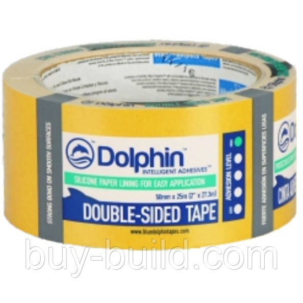 Скотч двосторонній DOLPHIN 50ммх10м 04-3-02