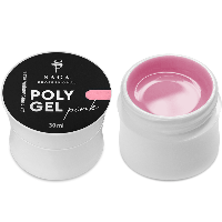 Полигель SAGA POLY GEL Pink (розовый) в баночке, 30 мл