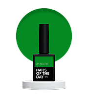Nails Of The Day Let's special Green – особливий зелений гель-лак, що перекриває в один слой, 10 мл
