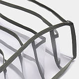 Органайзер для зберігання нижньої білизни та шкарпеток на 6 секцій сітчастий прозорий роздільник, фото 6