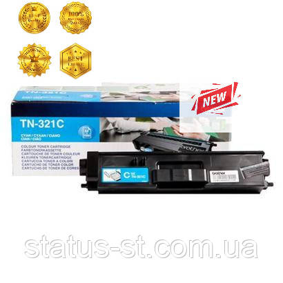 Картридж Brother TN-321C для принтера DCP-L8400CDN, DCP-L8450CDW, HL-L8250CDN, HL-L8350CDW, MFC-L8650CDW, MFC-L8850CDW