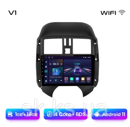 Junsun 4G Android магнітолу для Nissan NISSAN VERSA NOTE Sunny Versa C17 2012-2014