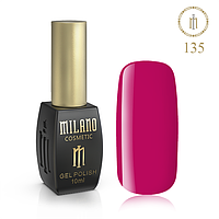 Гель лак Milano Palette 10 №135 Цвет красной герани, 10 мл