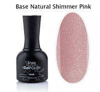 База камуфлирующая с шиммером Enjoy Professional Base Cover Natural Shimmer Pink, 10 мл