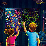 Розвиваючий набір для дітей Карта зоряного неба, що світиться Зіркова подорож А1 60х84 см, фото 4