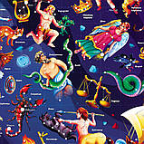 Розвиваючий набір для дітей Карта зоряного неба, що світиться Зіркова подорож А1 60х84 см, фото 8