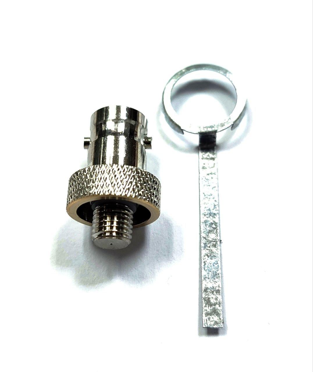 Перехідник на BNC, антенний адаптер для рацій Motorola DP4400e / DP4600e / DP4800e / R7 з кільцем на масу