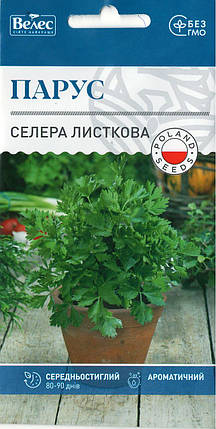 Насіння селери листового Парус 0,5 г ТМ ВЕЛЕС, фото 2