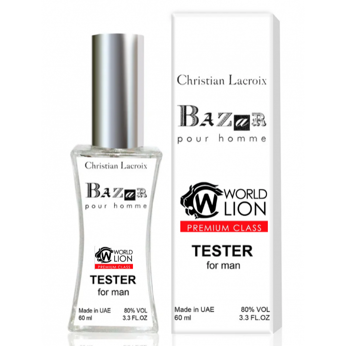 Тестер Premium Class CHRISTIAN LACROIX Bazar Pour Homme мужской, 60 мл