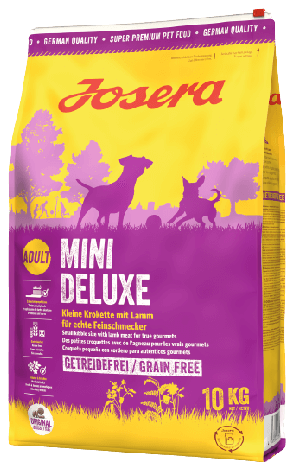 Беззерновий корм для собак дрібних порід з ягням Josera MiniDeluxe 10 кг
