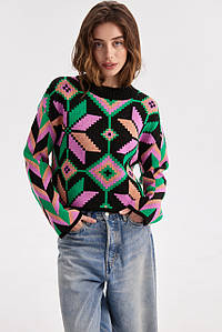 Джемпер "Еліс" (чорний, лавандовий, лососевий, зелений)