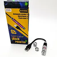 Лазерна указка, що працює від USB, червоний колір променя Laser Pointer UKC SN-R12USB