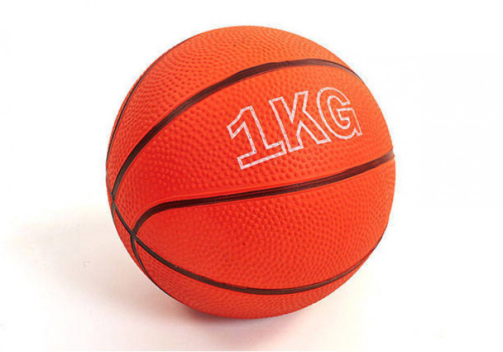 Медбол 1 кг (медичний м'яч-слембол без відскоку) з вибором ваги