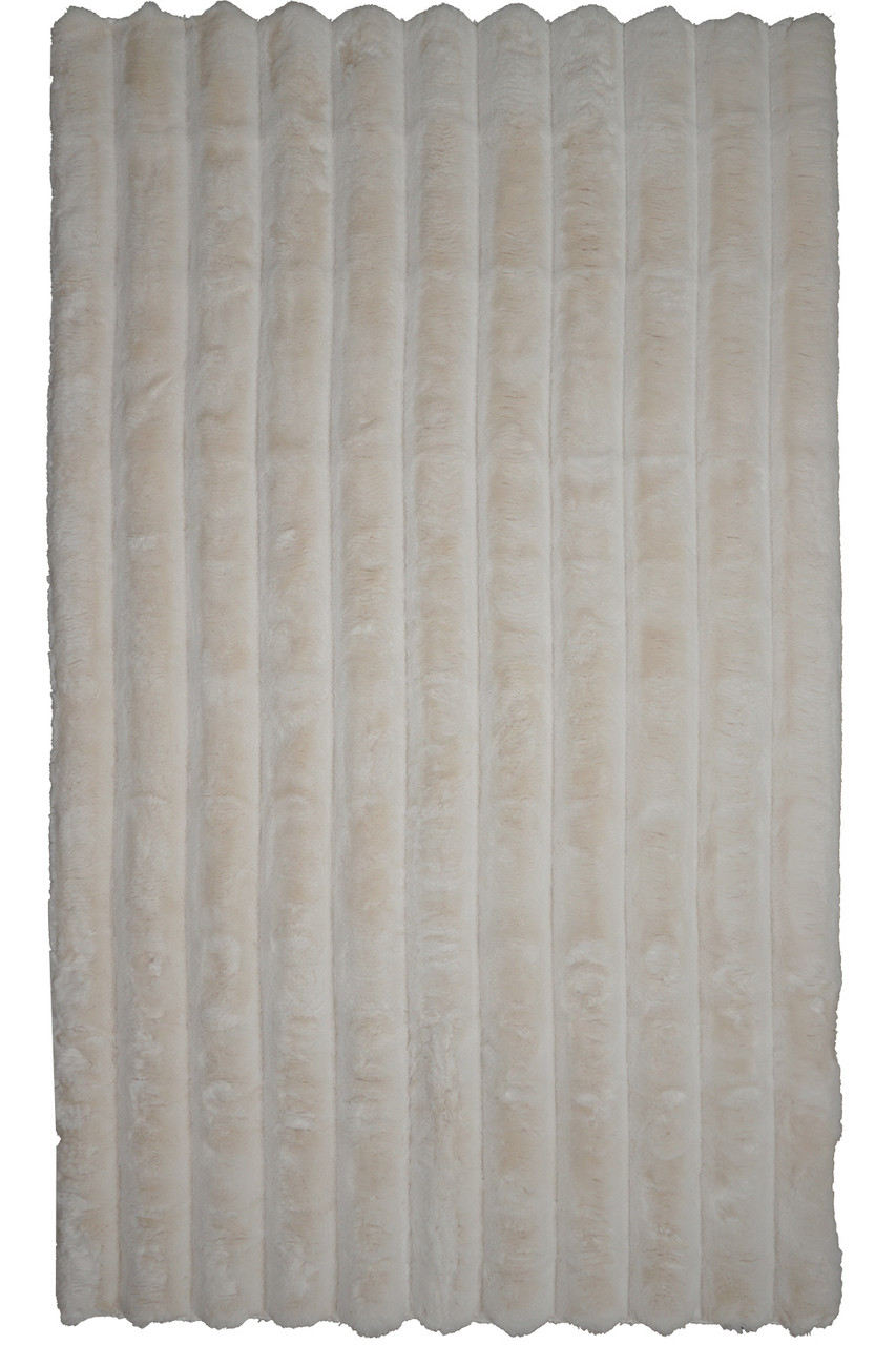 Килим штучний кролик сучасний ESTERA TPR TERRACE Cream, 0.6х1 м