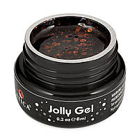 Гель цветной Atica Jolly Gel 89384 коричневый, 8 мл (баночка)