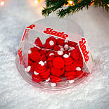 Набір цукрових мікро безе "Новорічні шапочки" Slado, 50 шт, фото 2